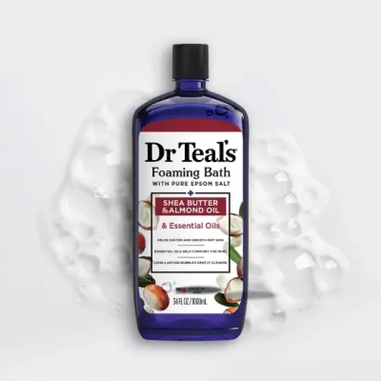 Dr Teal's Shea Butter & Almond Oil Foaming Bubble Bath - 34 fl oz image {2}