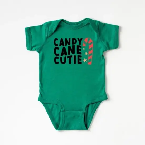 The Juniper Shop Candy Cane Cutie Baby Bodysuit image {3}