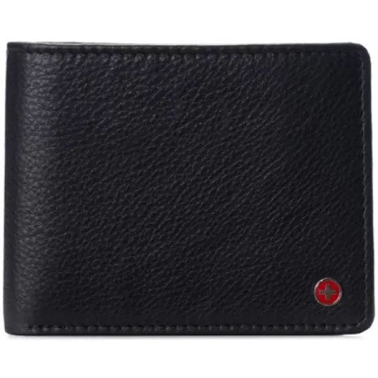 Alpine Swiss RFID Connor Passcase Bifold Wallet For Men Leather Comes in a Gift Box image {6}