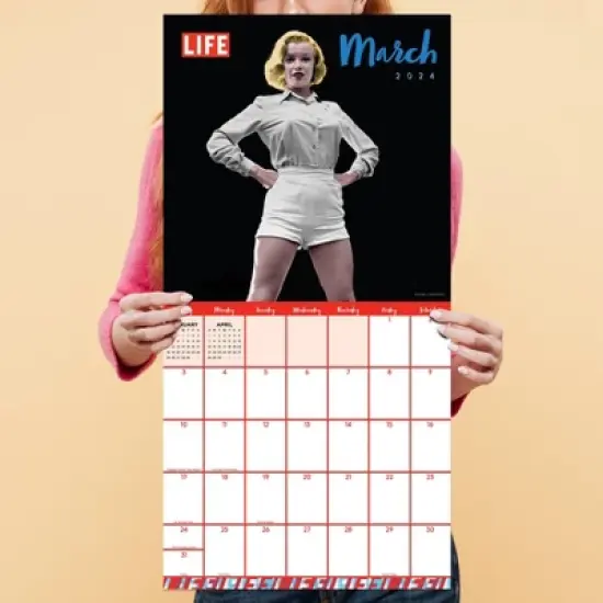 TF Publishing 2024 Wall Calendar 12"x12" Marilyn Monroe image {3}