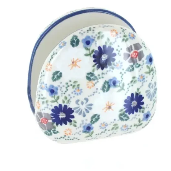 Blue Rose Polish Pottery S130 Manufaktura Napkin Holder image {2}