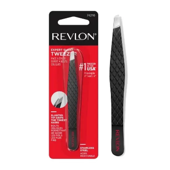 Revlon Expert Made with Stainless Steel, Slant Tip Tweezer image {11}