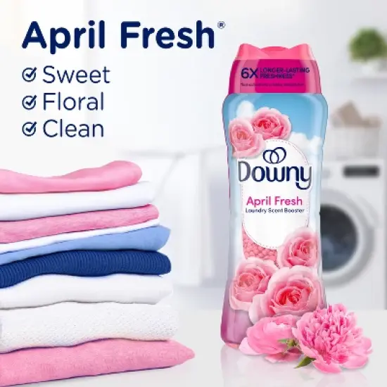 Downy April Fresh Laundry Additive Beads - 12.2oz image {4}