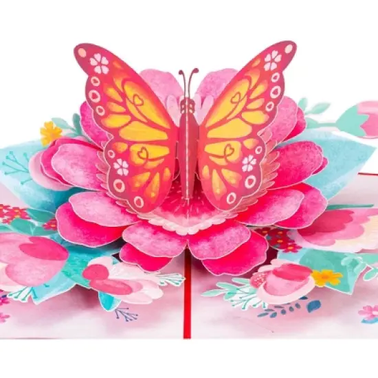 Pop of Art 3D Butterfly Pop Up Card image {3}