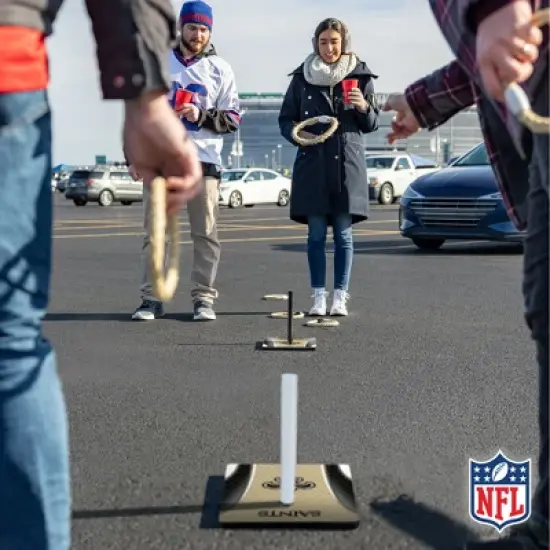 NFL New Orleans Saints Solid Wood Quoits Toss Game image {6}