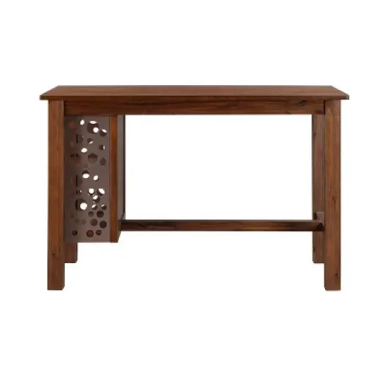 Rectangular Brittany Dining Table Wire Brushed Finish Chestnut - Boraam image {1}