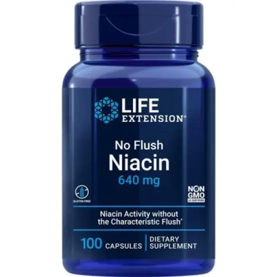 No Flush Niacin 800 mg by Life Extension  -  100 Capsule image {2}