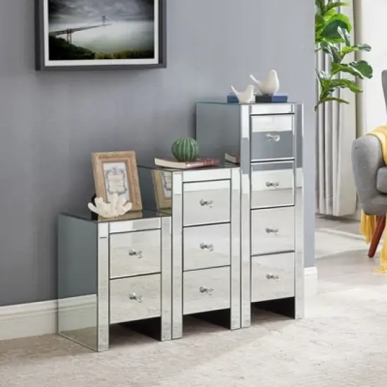 Organnice mirrored nightstand image {3}