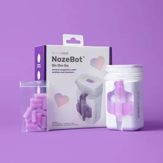 Dr. Noze Best NozeBot On the Go Baby Aspirator - Pediatric ENT- Designed Care for Mild Congestion image {1}