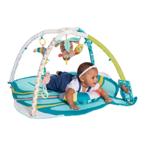 Infantino Go gaga! 4-In-1 Twist & Fold Activity Gym & Play Mat - Tropical image {2}