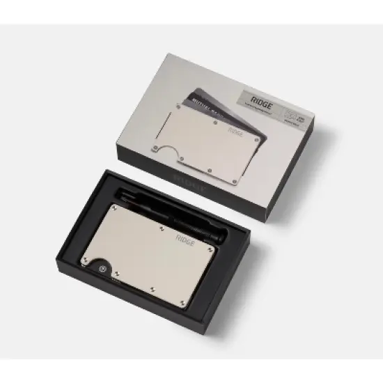 Ridge Wallet - Monaco White - Cash Strap image {11}