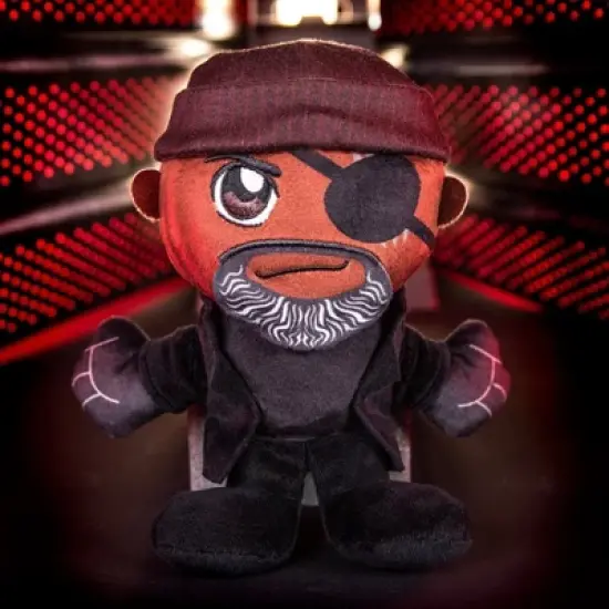 Bleacher Creatures Marvel Nick Fury Secret Invasion 8" Kuricha Sitting Plush image {3}