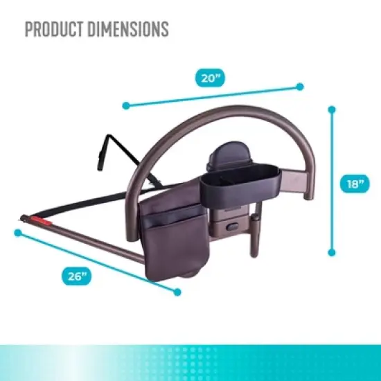 Signature Life Freedom Click Bed Handle for Adjustable Beds, Champagne Gold image {8}