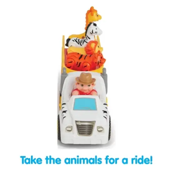 Kidoozie Animal Adventure Truck, Makes Animal Sounds, Includes 4 Poseable Animals, Promotes Language Skills, For Children 12 months and up image {1}