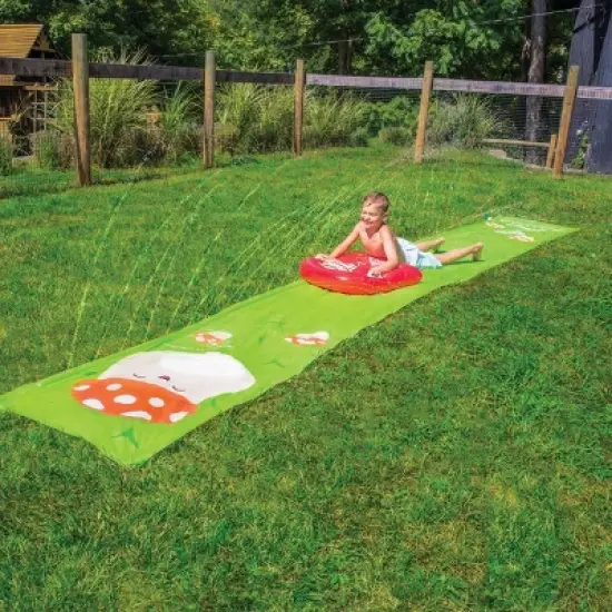 BigMouth Inc. Squishmallows Lawn Water Slide - Malcolm the Mushroom image {5}