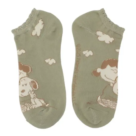 Peanuts Snoopy Character Art Women's 5-Pair Pack Ankle Socks image {4}