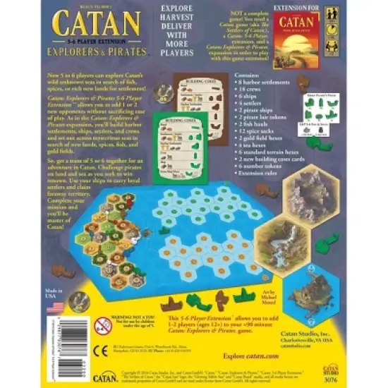Catan Explorers & Pirates 5-6 Player Game Extension Pack image {1}