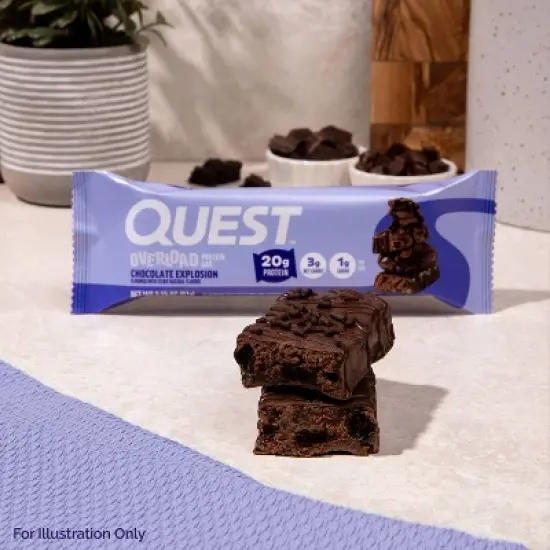 Quest Nutrition Overload Protein Bar - Chocolate Explosion image {1}