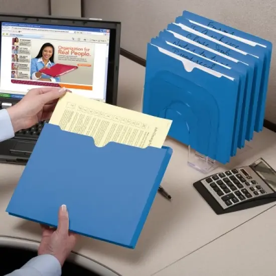 Smead File Jacket, Reinforced Straight-Cut Tab, 2 image {5}