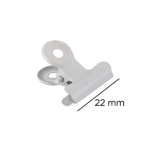 JAM Paper Bulldog Clip White 521312118 image {4}