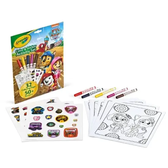 Crayola Paw Patrol Color & Sticker Activity Set image {1}