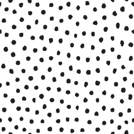 Teacher Created Resources&reg; Peel and Stick Decorative Paper Roll, 17-1/2" x 10 ft, Black Painted Dots image {2}