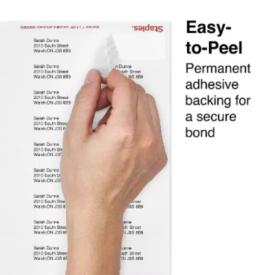 Staples Laser/Inkjet Address Labels 1 x 2 18086 image {4}