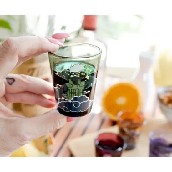 Just Funky Naruto Shippuden Team 7 Characters 2-Ounce Mini Shot Glasses | Set of 4 image {4}