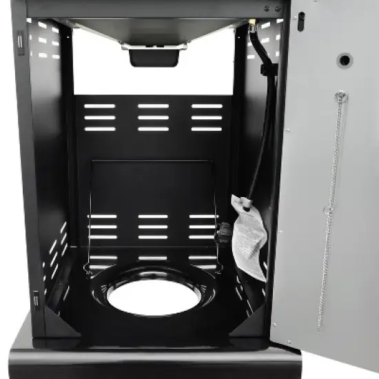 Permasteel 2-Burner Gas Grill with Foldable Side Tables image {7}