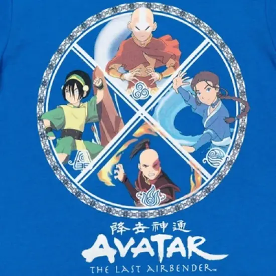 Avatar The Last Airbender Sokka Aang Katara 3 Pack T-Shirts Little Kid to Big Kid image {7}