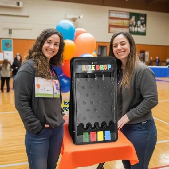 WinSpin Mini / Medium /  Large / LED / Pinball Tabletop Prize Drop Board Plinko Game Carnival Party image {6}