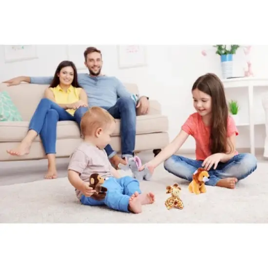 Plush Creations Jungle Animals, set of 4 image {4}