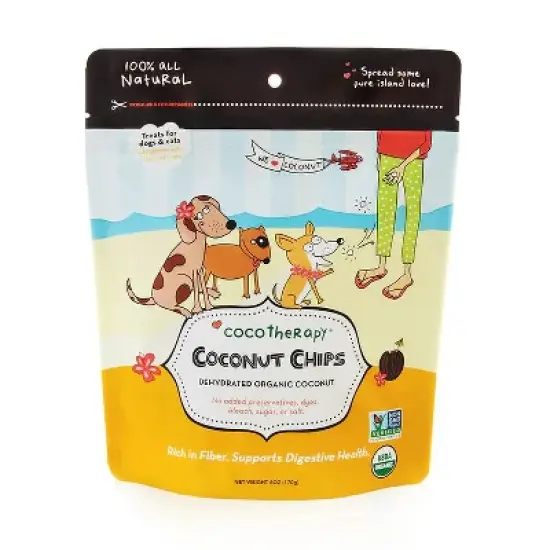 CoCoTherapy Coconut Chips - 6 oz Each (3 Pack) image {1}