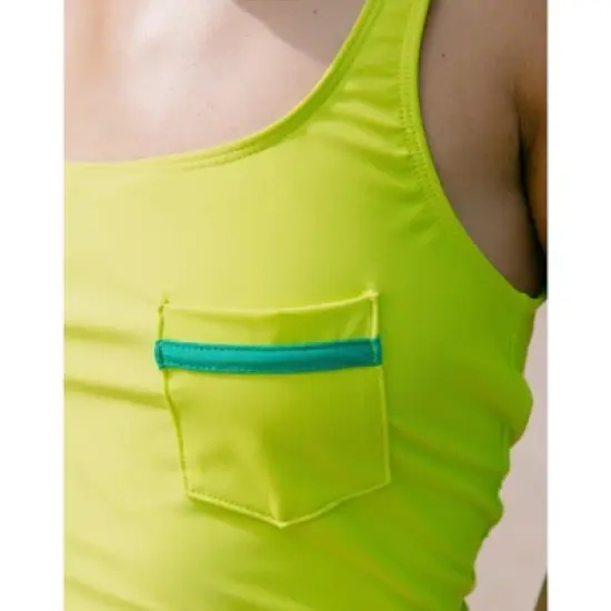 Women's Colette Tankini Top with Pocket - MIGA Swimwear image {4}