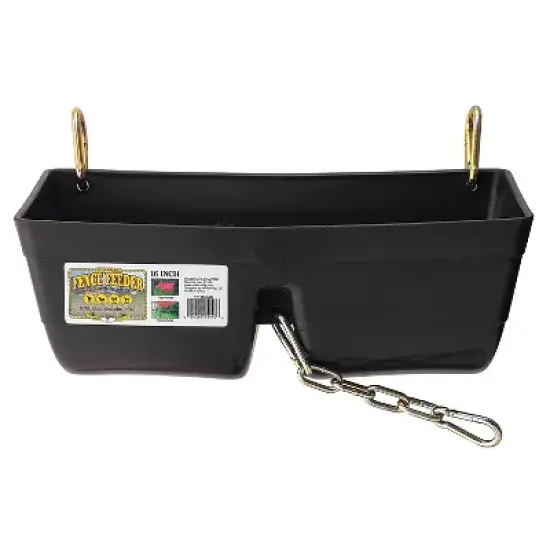 Little Giant Heavy Duty Mountable Plastic Fence Feeder Bucket for Feeding Small Livestock and Pets at Home or Farm image {6}
