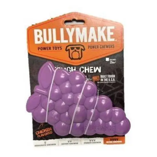 Bullymake Tough Chew Grapes and Beef Flavor Dog Food Shaped Toy image {3}