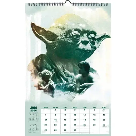 Trends International Inc. 2023-24 Wall Calendar 17"x11" Star Wars: Saga image {1}