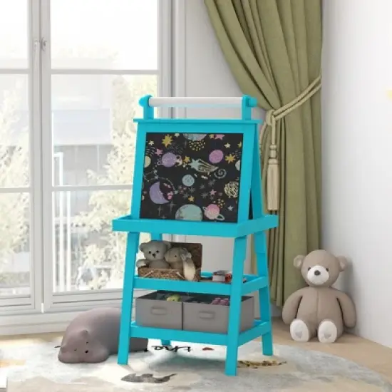 TopComfy Baby and Toddler Learning Toy, Educational Play Sets for Early Development, Sensory Stimulation and Interactive Fun, Blue,23.25&rdquo;*19&rdquo;*46.5" image {2}