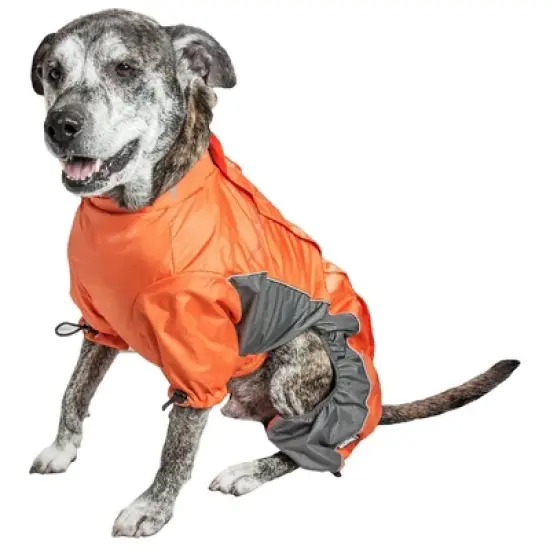 Dog Helios Blizzard Full-Bodied Adjustable and 3M Reflective Dog Jacket - Orange image {4}