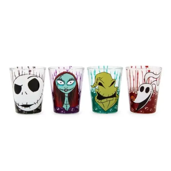 Silver Buffalo Disney The Nightmare Before Christmas 1.5-Ounce Mini Shot Glasses | Set of 4 image {9}