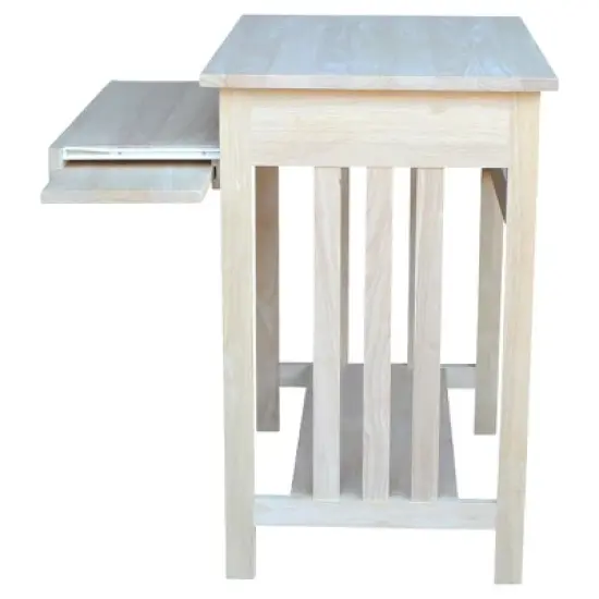 International Concepts Mission Computer Stand Unfinished image {7}