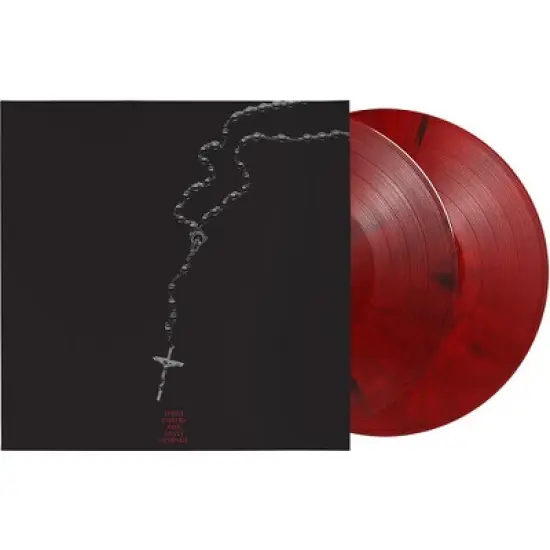 My Chemical Romance - Three Cheers For Sweet Revenge  (Red & Black Marble) (Explicit Lyrics Deluxe Edition Anniversary Edition Colored Vinyl Red image {1}