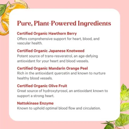 Pure Synergy Heart Protector&reg; &ndash; Cardiovascular Support with Hawthorn & Resveratrol | 60 Capsules image {4}