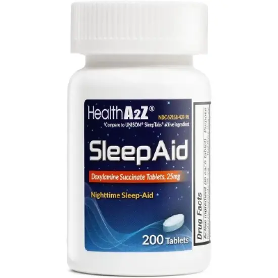 HealthA2Z &ndash; Sleep Aid Doxylamine Succinate 25 mg &ndash; 200 Tablets image {6}