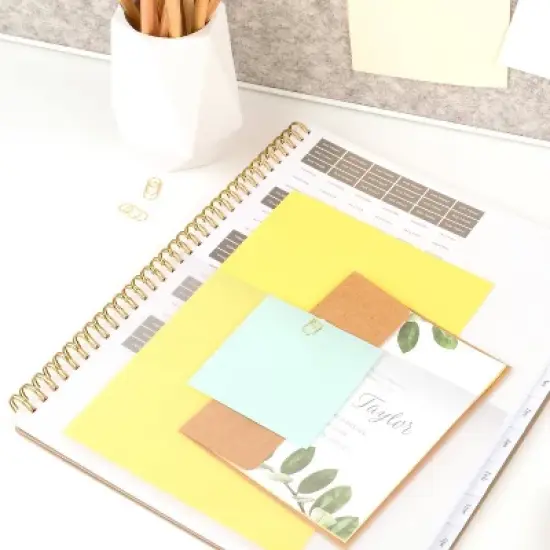 Cambridge Workstyle 2024-25 Weekly/Monthly Planner 11.125"x9.375" Taupe: Agenda, Twin-Wire Binding, Acid-Free Paper image {8}