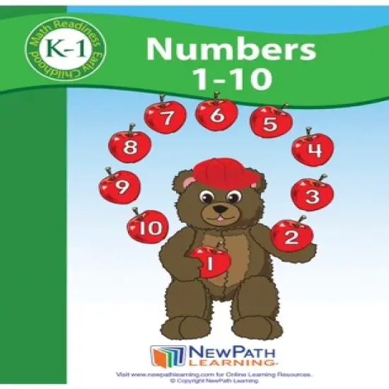NewPath Learning Numbers 1 to 10 Student Activity Guide, Grade K to 1 image {1}