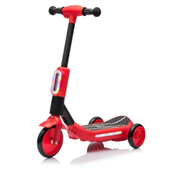 DSVIMOY 2-in-1 Three-Wheel Balance Bike, Toy for kids, Indoor Outdoor Toddler Bike, Balance Bike 3-6 Year Old,  Red, 24.8"*12.2"*27.2" image {5}