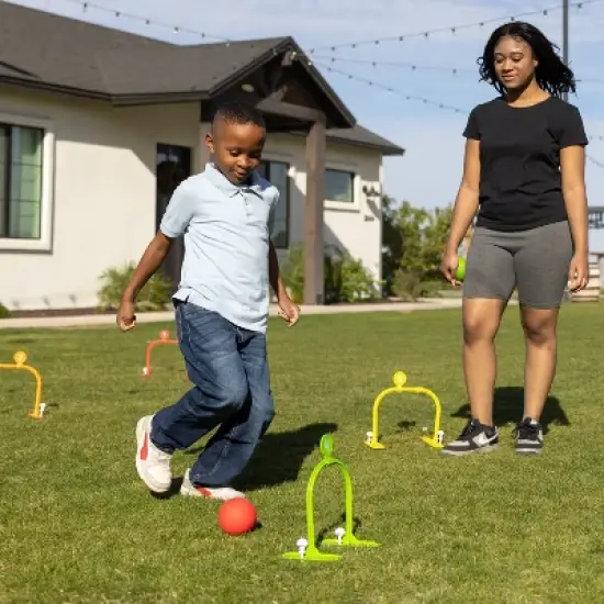 Chuckle & Roar 2 in 1 Kick and Roll Family Croquet image {2}