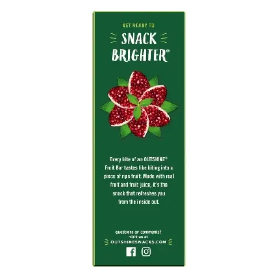 Outshine Pomegranate Frozen Fruit Bars - 6ct/15 fl oz image {6}