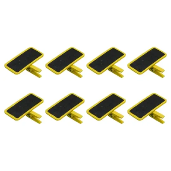 Unique Bargains Wood Smooth Wedding Party Clip Design Chalkboard Orange 20 Pcs image {6}